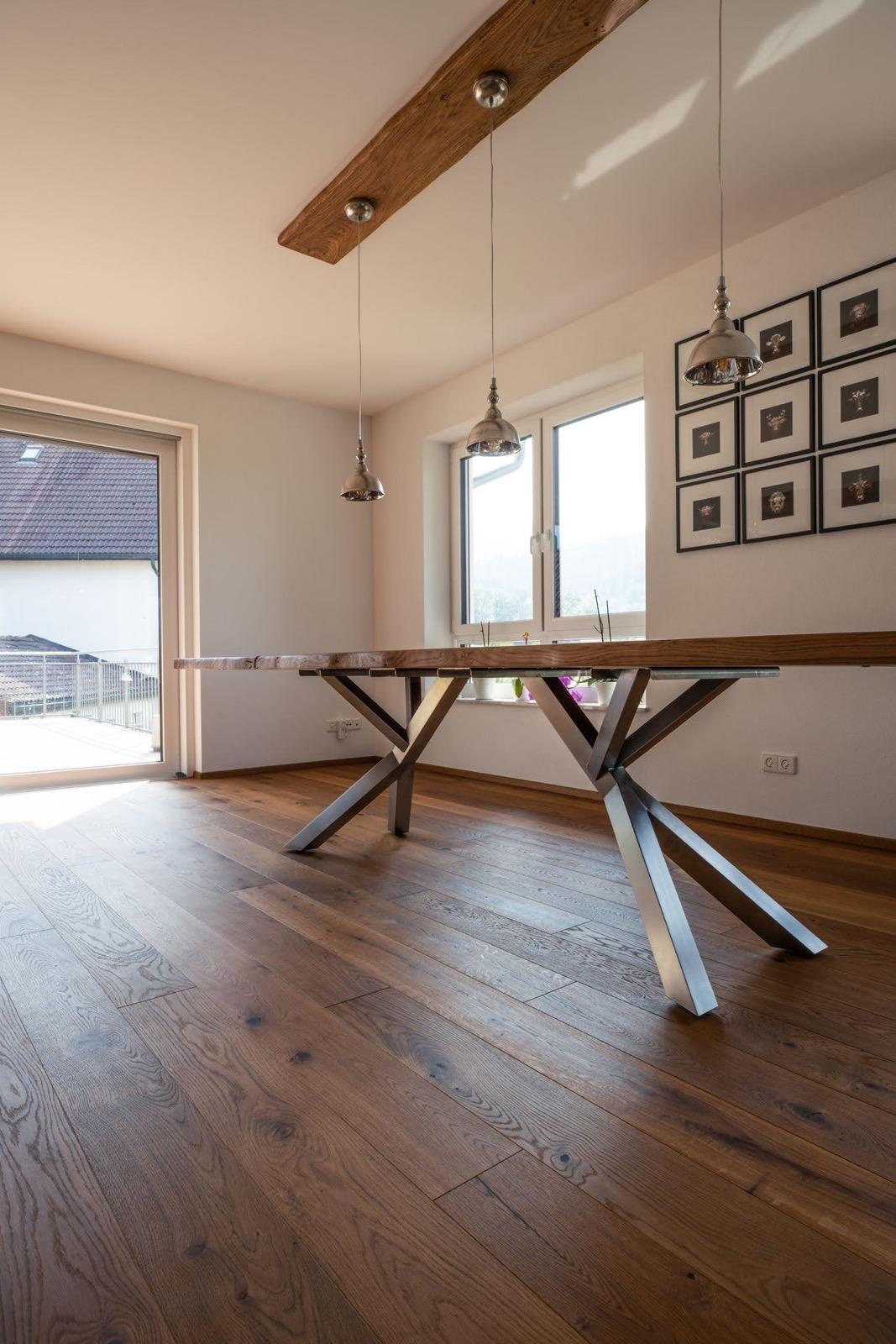 Y Tischkufen Edelstahl massiv – Werkraum Bayern